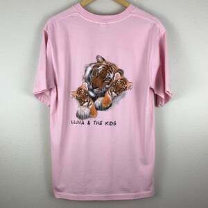 Vintage LLuvia And The Kids Tiger T-Shirt